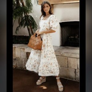 Modest floral dress